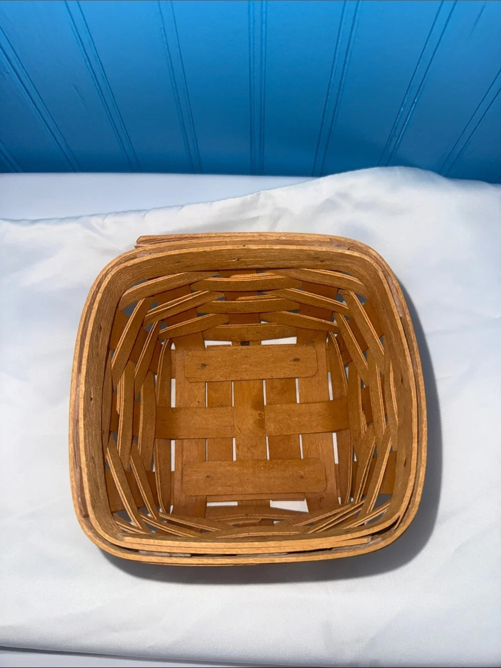 Longaberger 1998 Square Basket - Picture 6 of 6